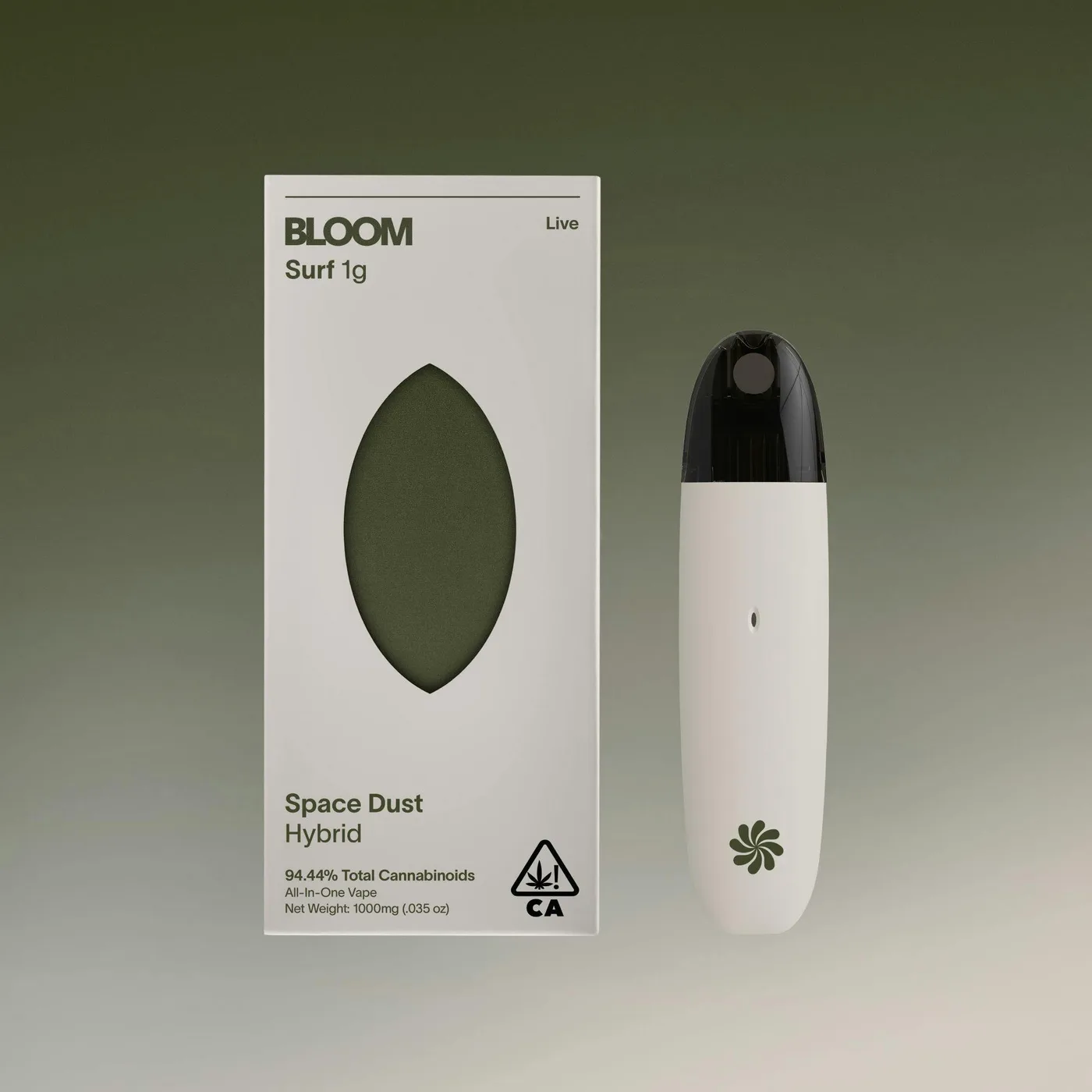 Canetinha THC Bloom Live Surf AIO 1000mg Space Dust