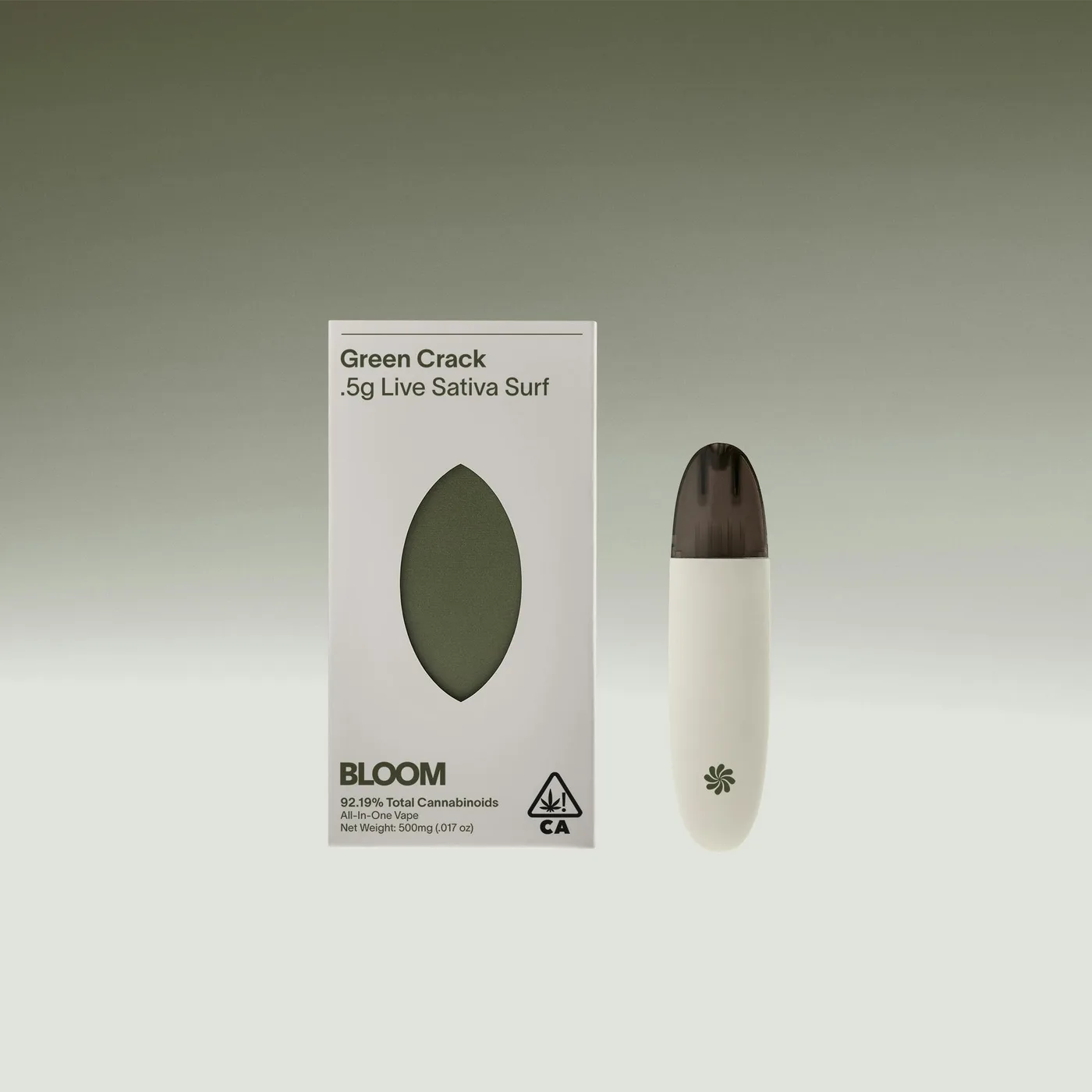 Caneta THC Bloom Live Surf AIO 500mg Green Crack