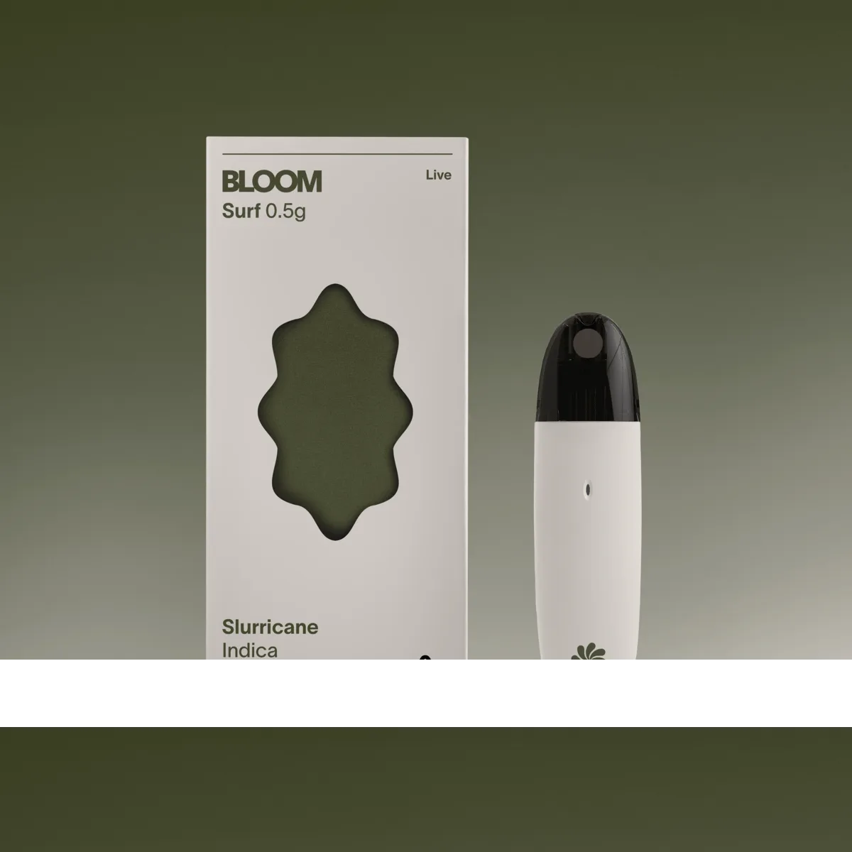 Caneta THC descartável Bloom Live Surf AIO 500mg Slurricane