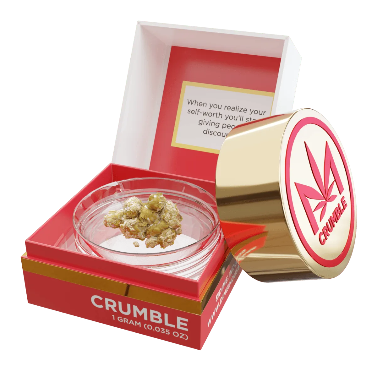 Concentrado de THC Dime Industries Banana Mango (S) Crumble 1g