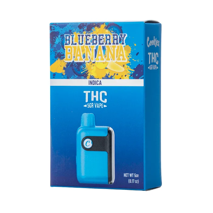 Pod THC descartável Cookies Blueberry Banana 5G