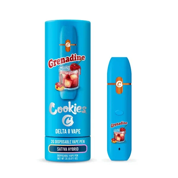 Caneta THC descartável Cookies Grenadine 2G