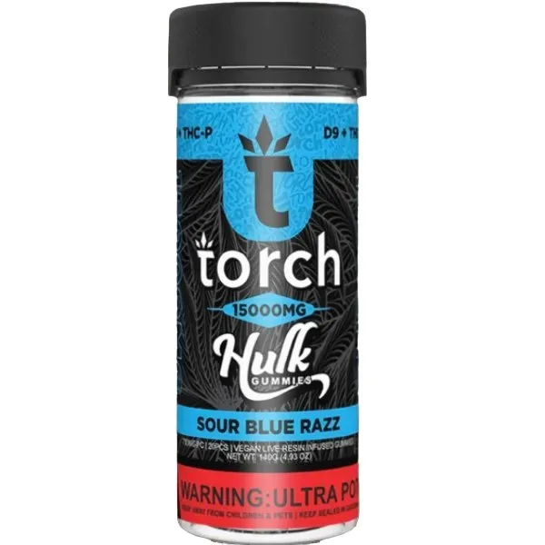 Goma de THC Torch Sour Blue Razz