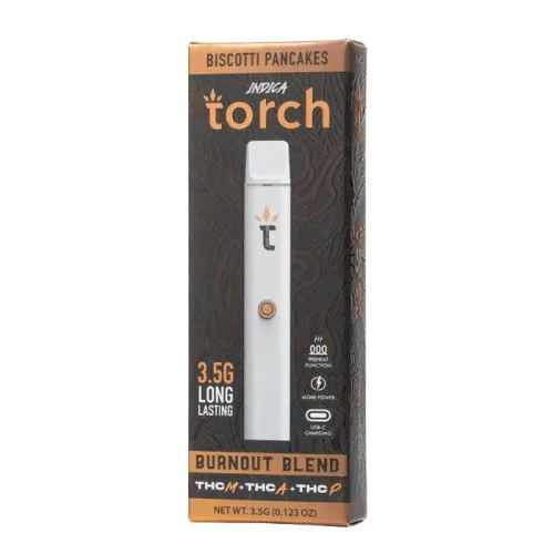 Caneta THC descartável Torch Biscotti Pancake 3.5G