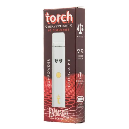 Canetinha THC Torch Gunpower & Georgia Pie 4G