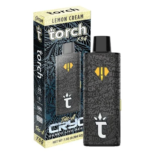 Pod THC alta capacidade Torch Lemon Cream 7.5G