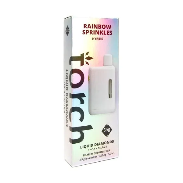 Caneta THC descartável Torch Rainbow Sprinkles 3.5G