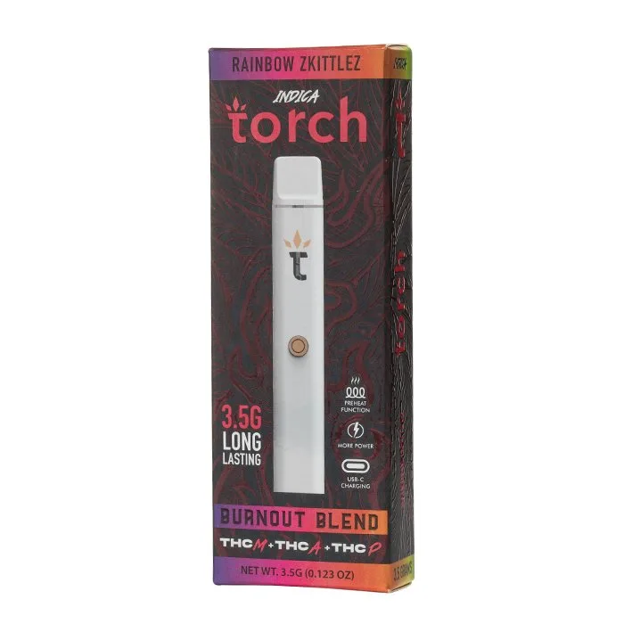 Canetinha de THC Torch Rainbow Zkittlez 3.5G