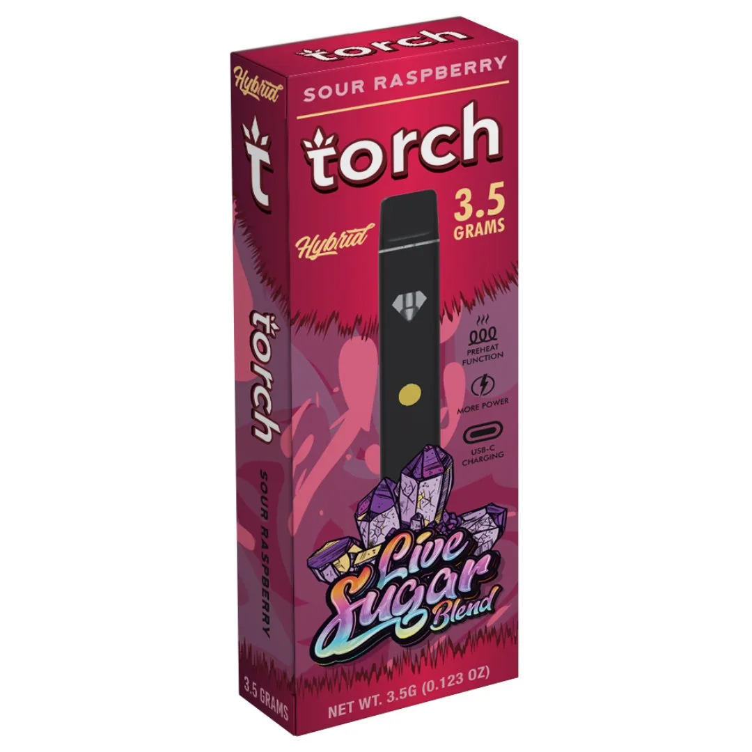 Canetinha THC Torch Sour Raspberry 3.5G