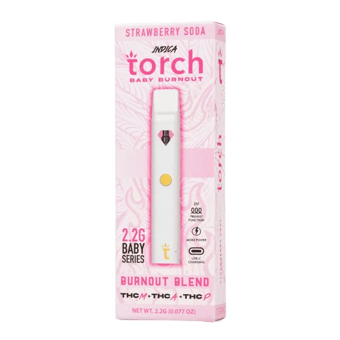 Canetinha THC Torch Strawberry Soda 2.2G