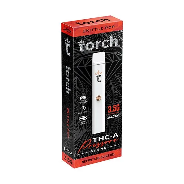 Caneta THC descartável Torch Zkittle Pop 3.5G