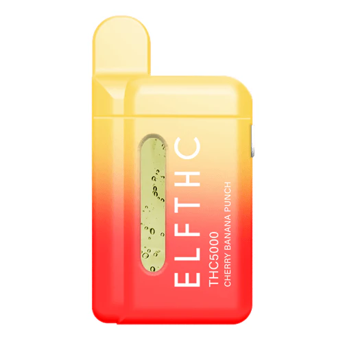 Pod THC alta capacidade ELF THC THC5000 5G Cherry Banana Punch
