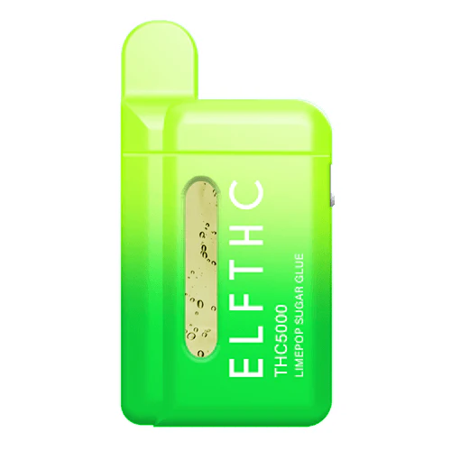 Pod THC descartável ELF THC THC5000 5G Limepop Sugar Glue