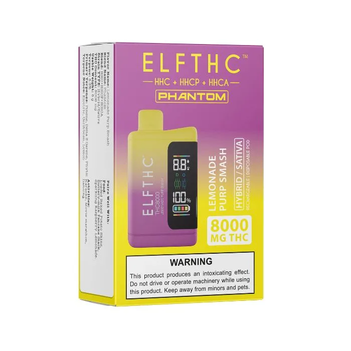 Pod THC ELF THC THC8000 8G Lemonade Purp Smash