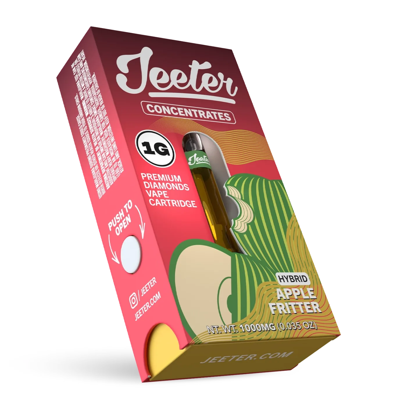 Caneta de óleo THC Jeeter Juice Apple Fritter 1g Híbrida