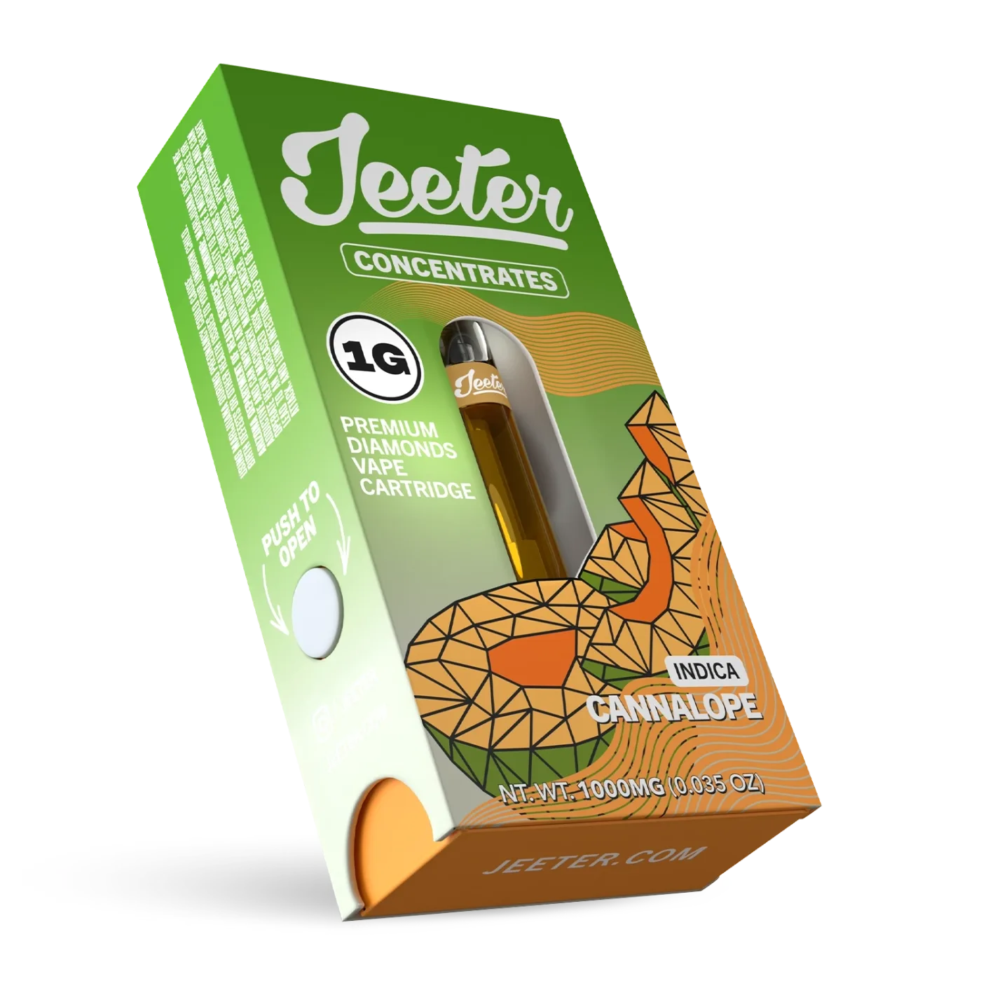 Refil de THC rosca 510 Jeeter Juice Cannalope 1g Indica