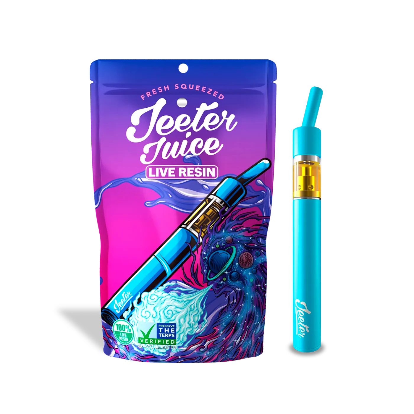 Canetinha THC Jeeter Juice Kush Breath 1g Indica
