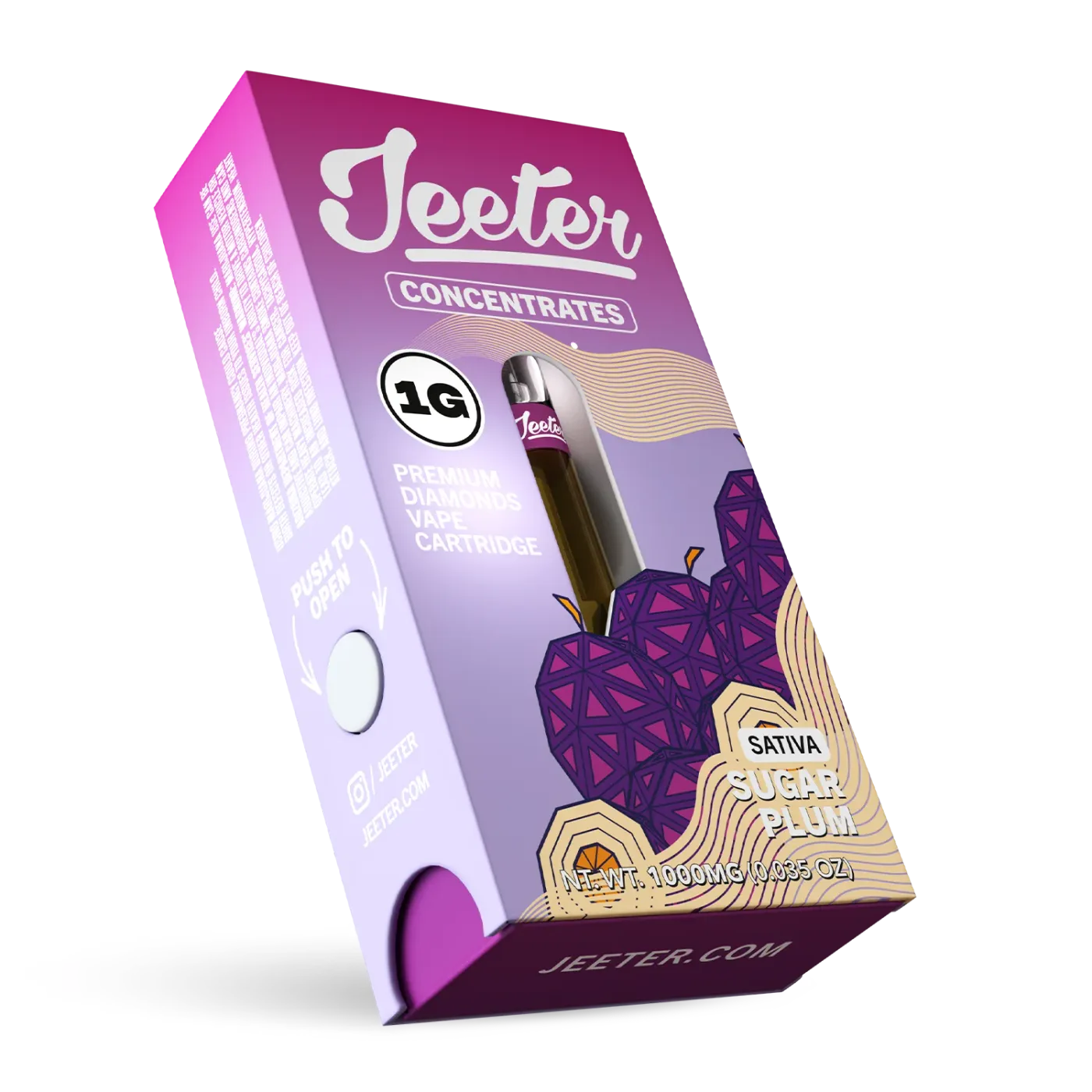Refil THC Jeeter Juice Sugar Plum 1g Sativa