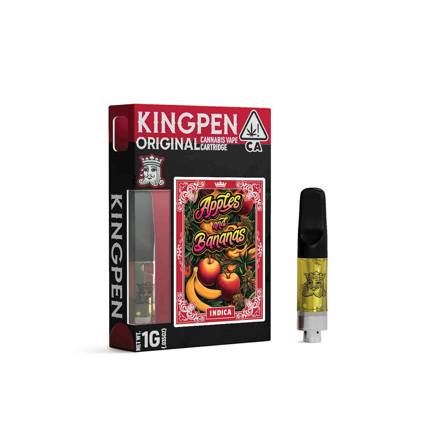 Caneta de óleo THC King Pen Apples & Bananas 1g