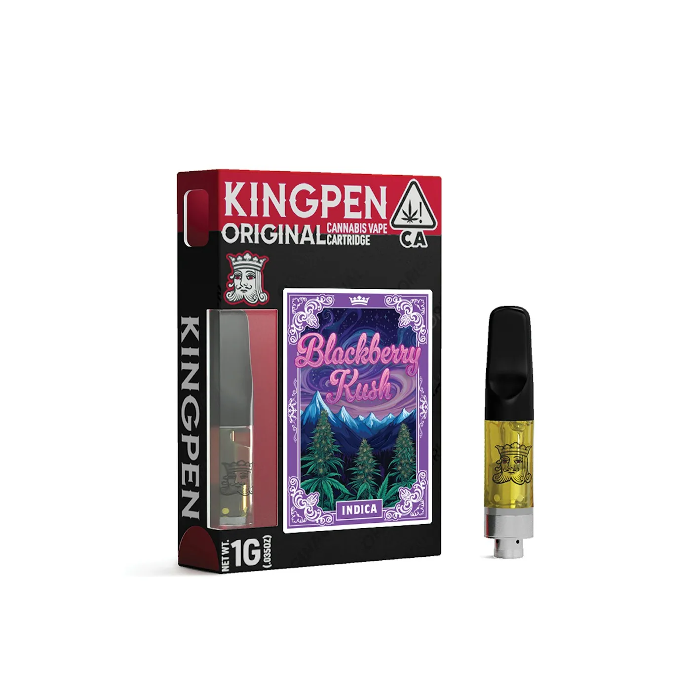 Refil para caneta THC King Pen Blackberry Kush 1g