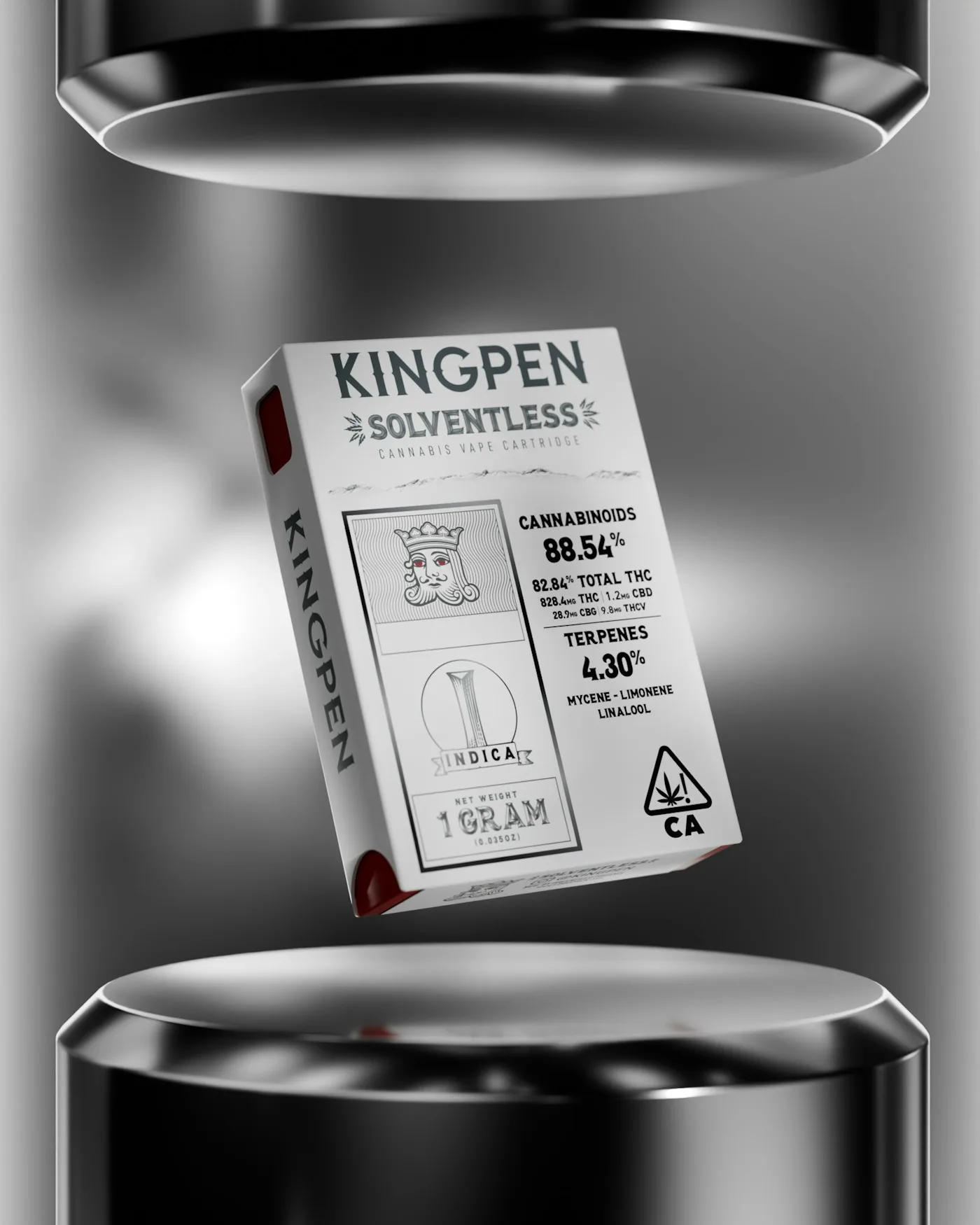 Refil para caneta THC King Pen Blueberry Rosin 1g