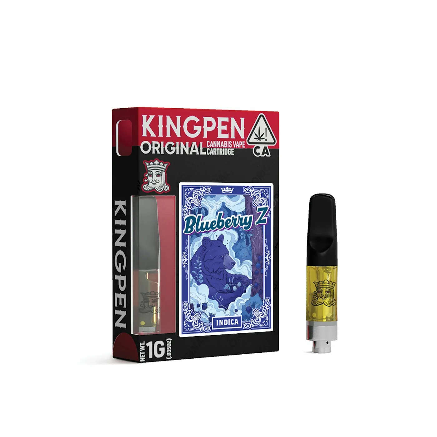 Refil de THC rosca 510 King Pen Blueberry Z 1g