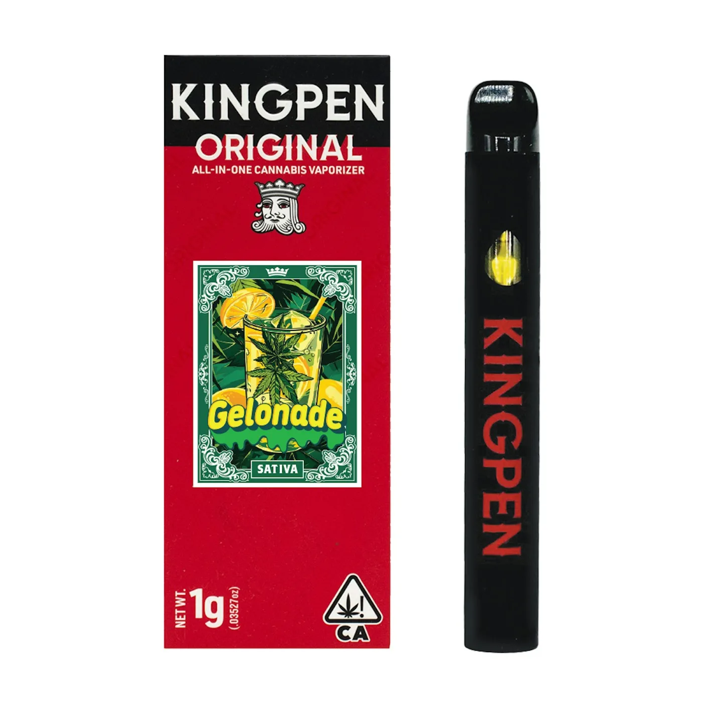 Caneta THC descartável King Pen Gelonade 1g