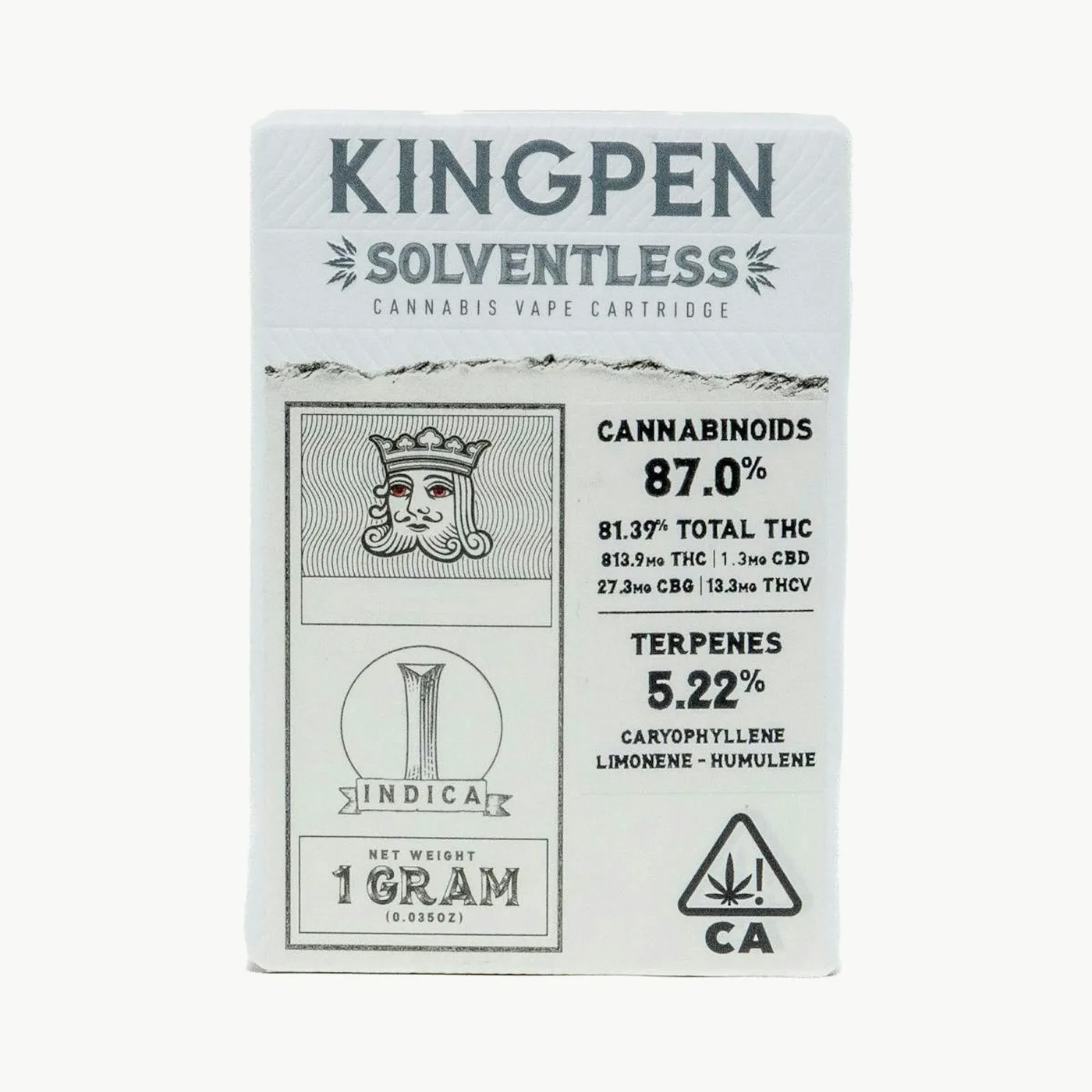 Refil de THC rosca 510 King Pen Grillz Rosin 1g