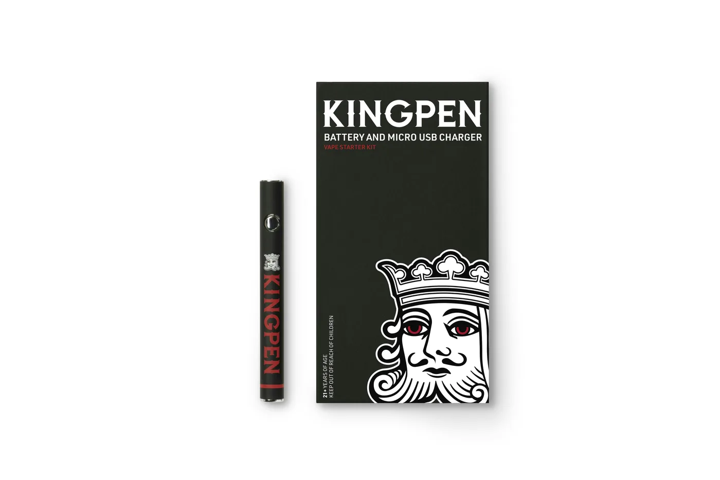 Caneta vaporizadora THC King Pen Kingpen Battery Kit