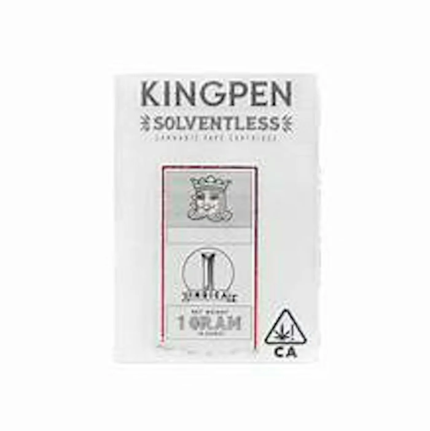 Canetinha de THC King Pen Kush Crasher Live Rosin 1g