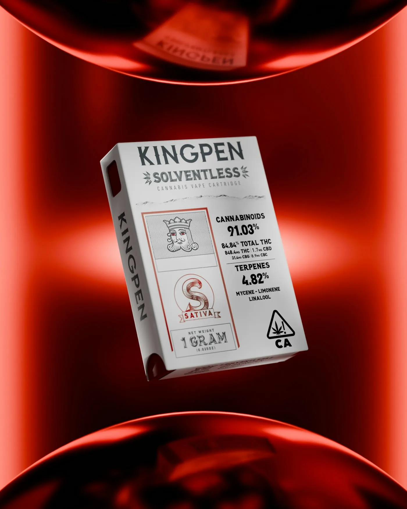 Refil para caneta THC King Pen L'Orange Rosin 1g