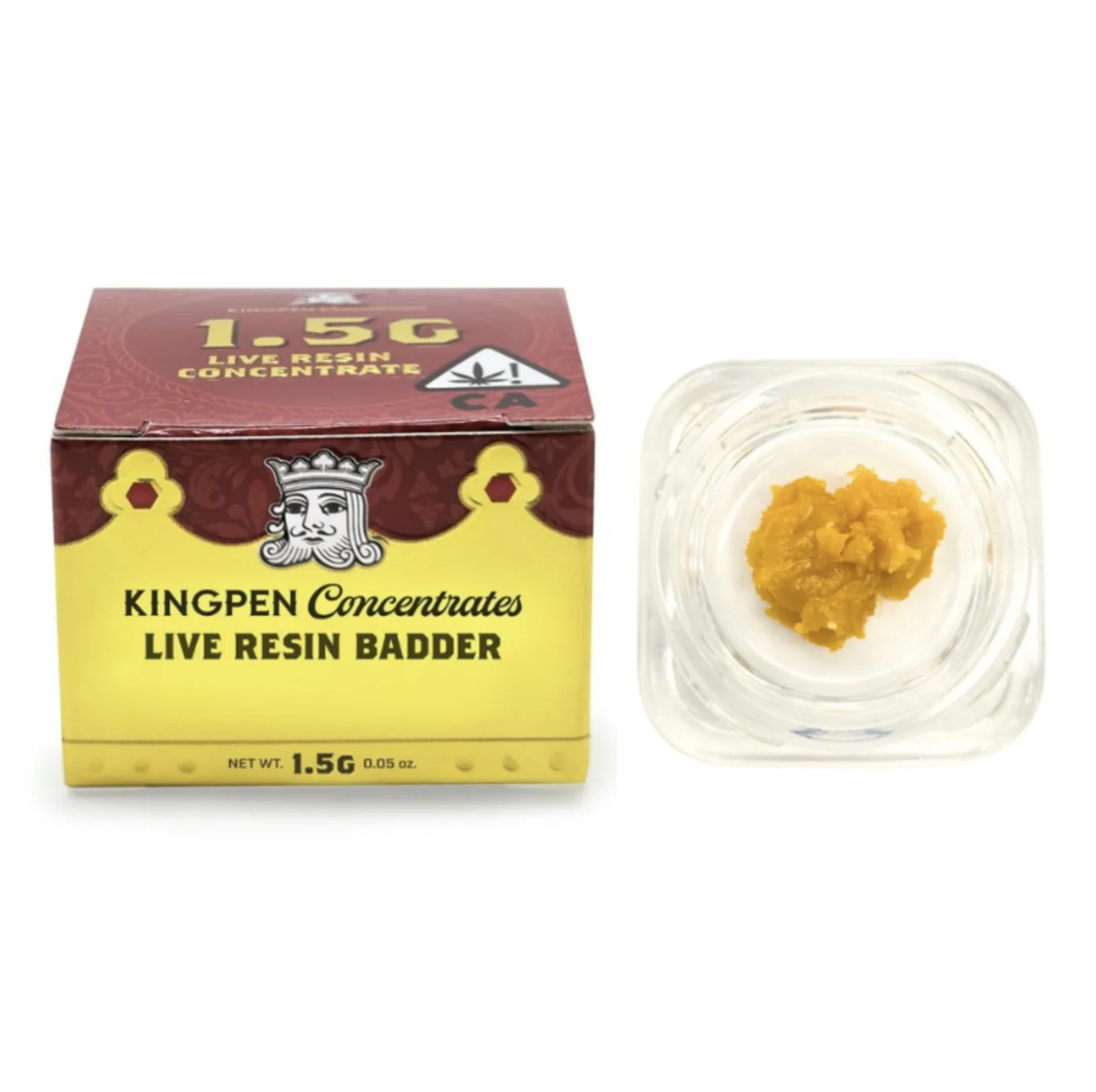 Crumble THC King Pen Red Bullz Live Resin Badder 1.5g