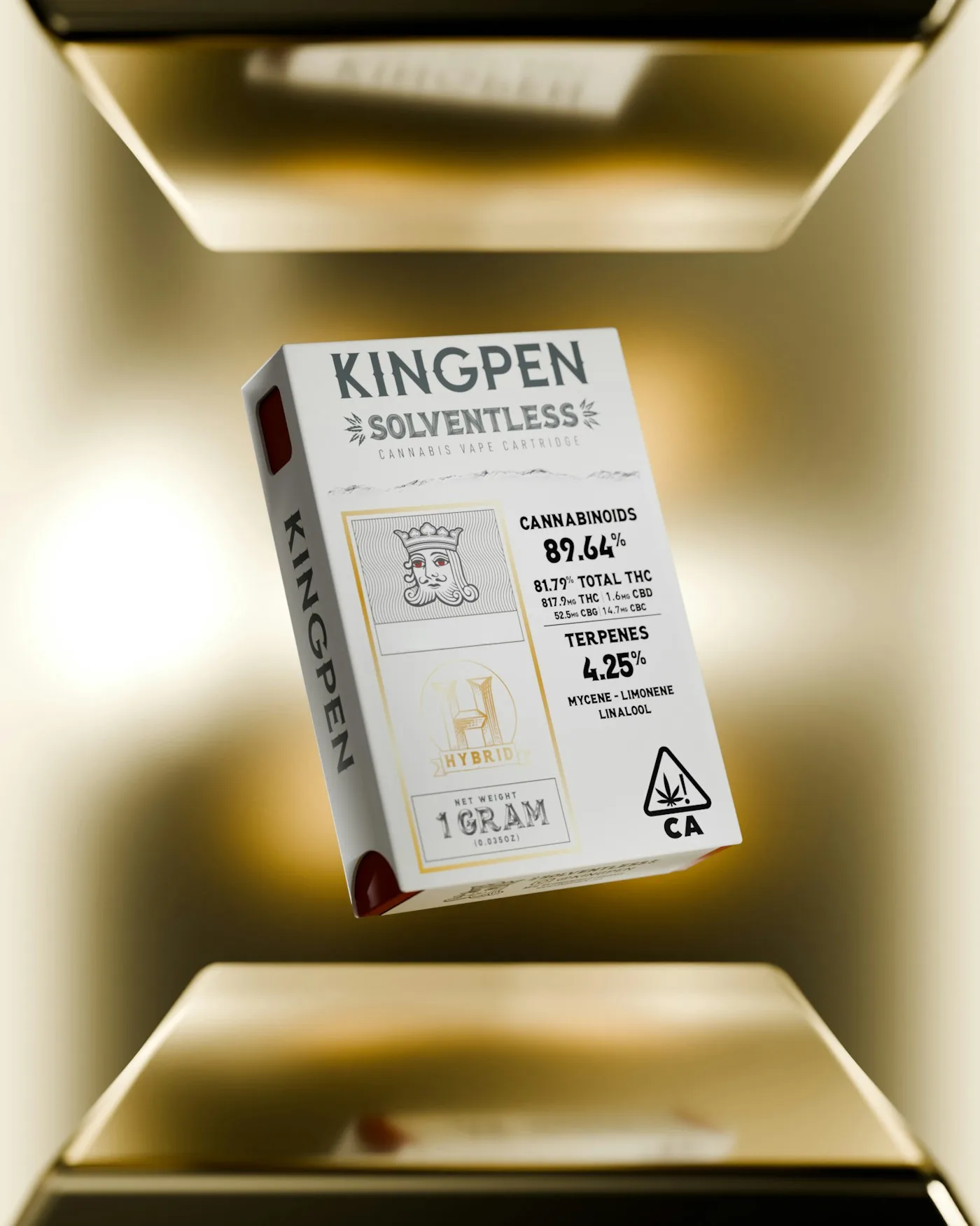 Caneta de óleo THC King Pen Wedding Cake Rosin 1g