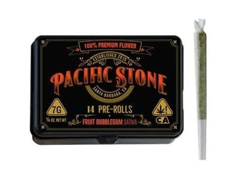 Pré-enrolado Pacific Stone Fruit Bubblegum Minis 0.5g 14 unidades