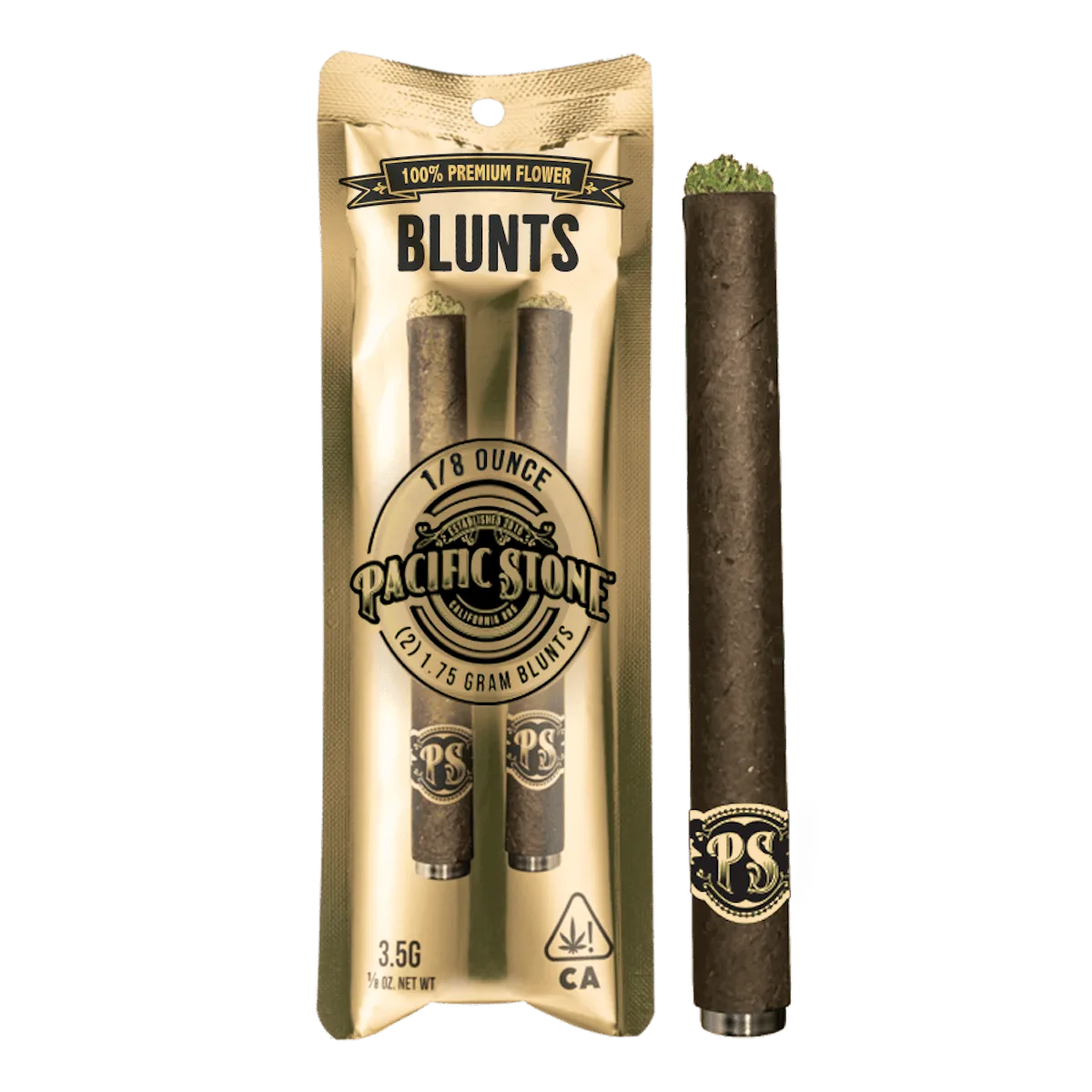 Pré-enrolado Pacific Stone Hybrid Blend Blunts 1.75g 2 unidades